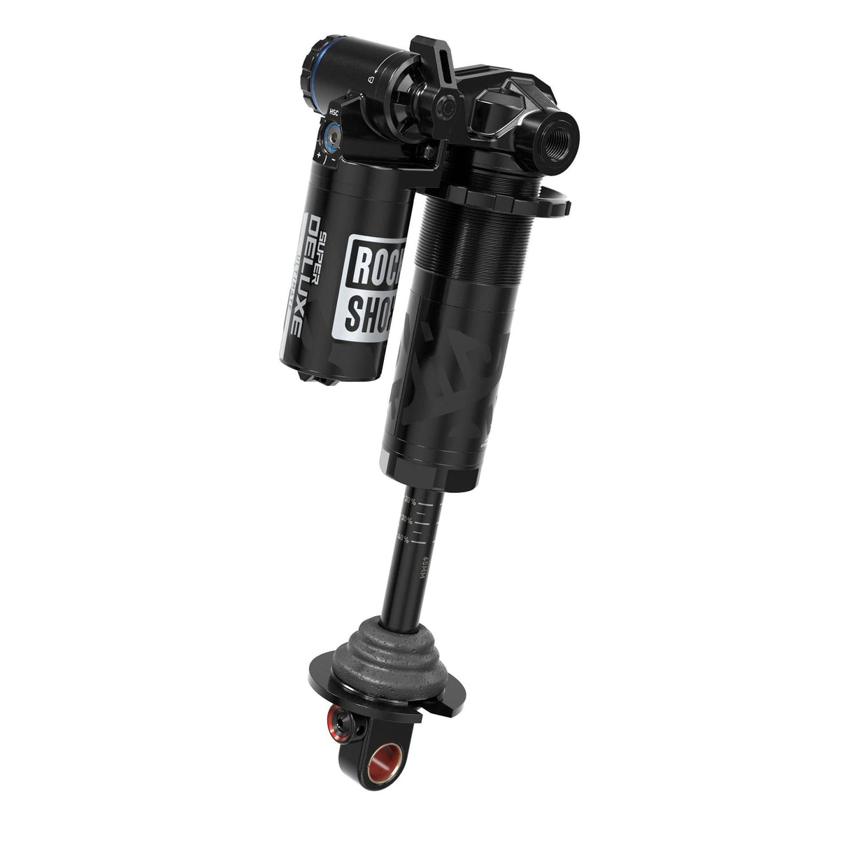 Rockshox Rear Shock Super Deluxe Coil Ultimate Rc2T - 185X55 Linearreb/Lcomp, 320Lb Lockout, Hydraulic Bottom Out, Standard Trunnion(8X30) (Spring Sold Separate) B1 Norco Sight 2017-2019: Black 185X55