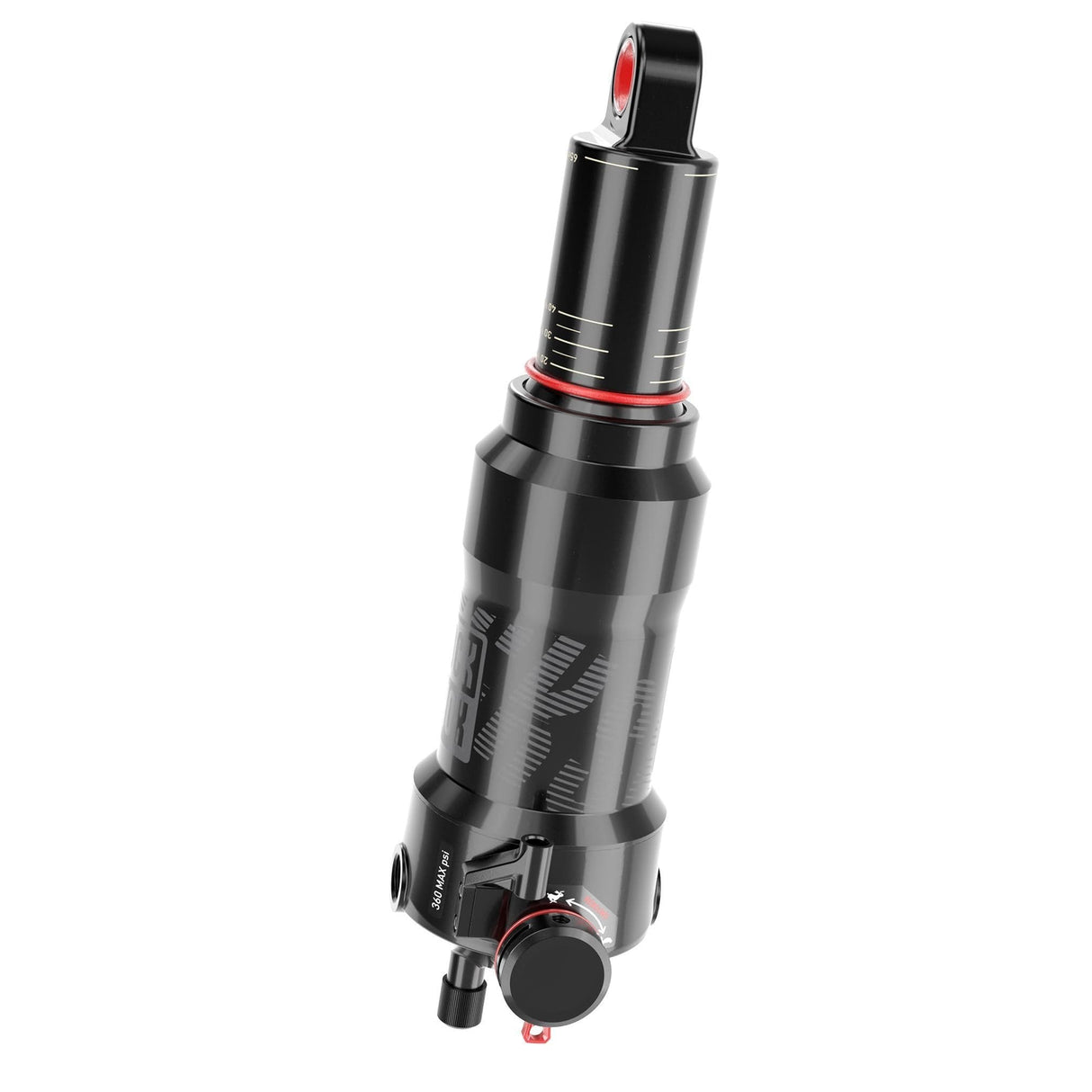 Rockshox Rear Shock Deluxe Scott Rl3 (165X45) Debonair Progressive 0Pos/0Neg Tokens, W/1 Efficiency Token, Lm Tune,430Lockout, Trunnion/Standard,Top Fill(10X20 Hardware) Scott Spark 2022+C1: