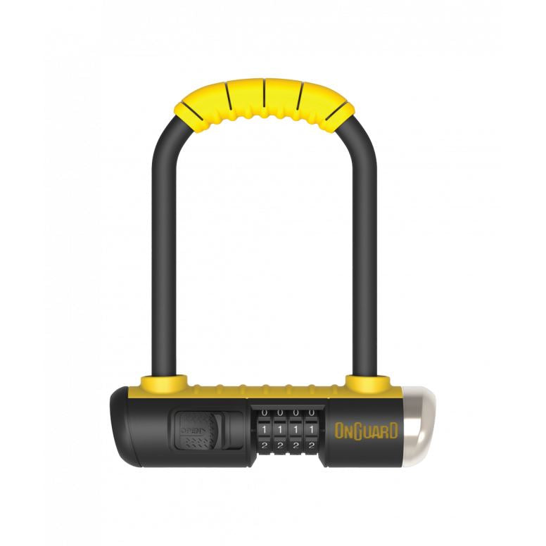 OnGuard Bulldog Combo Lock - Black/Yellow - 230mm