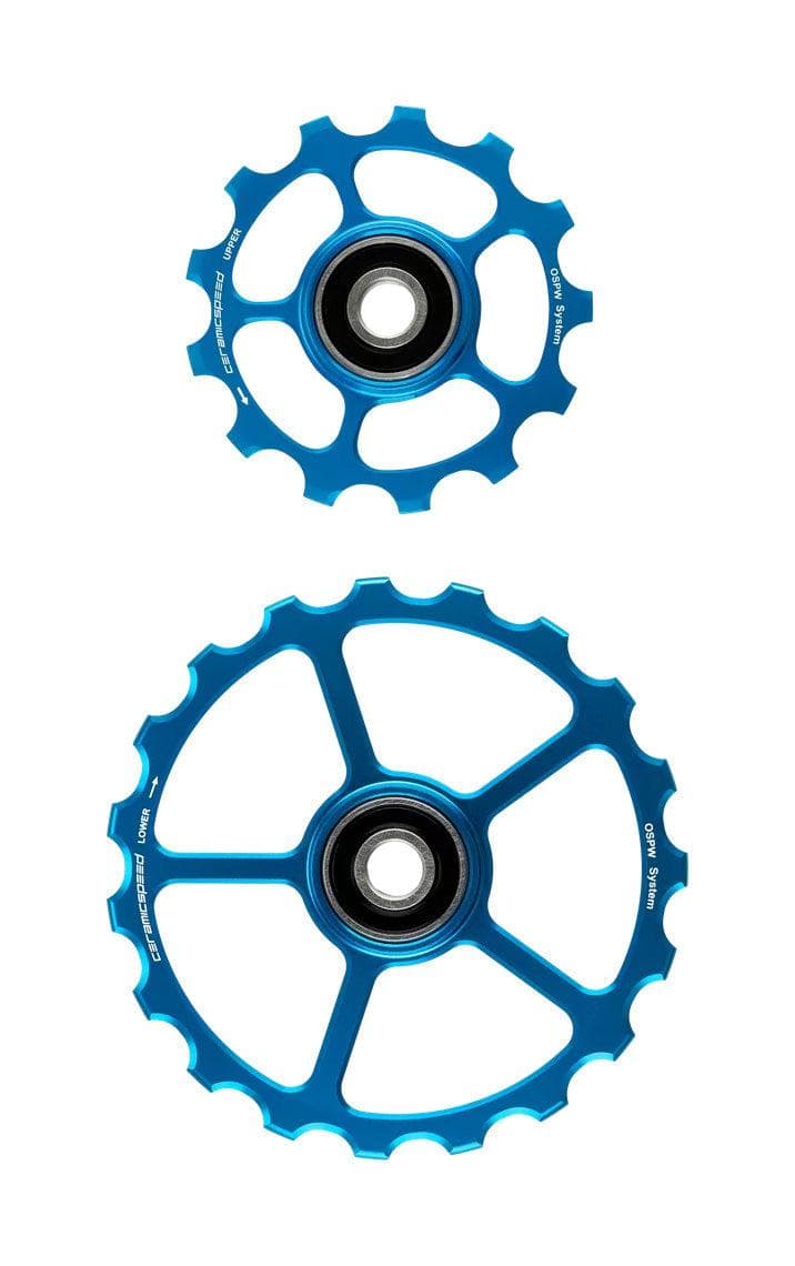 CeramicSpeed OSPW Replacement Pulley Wheels (Blue, 13 + 19T)