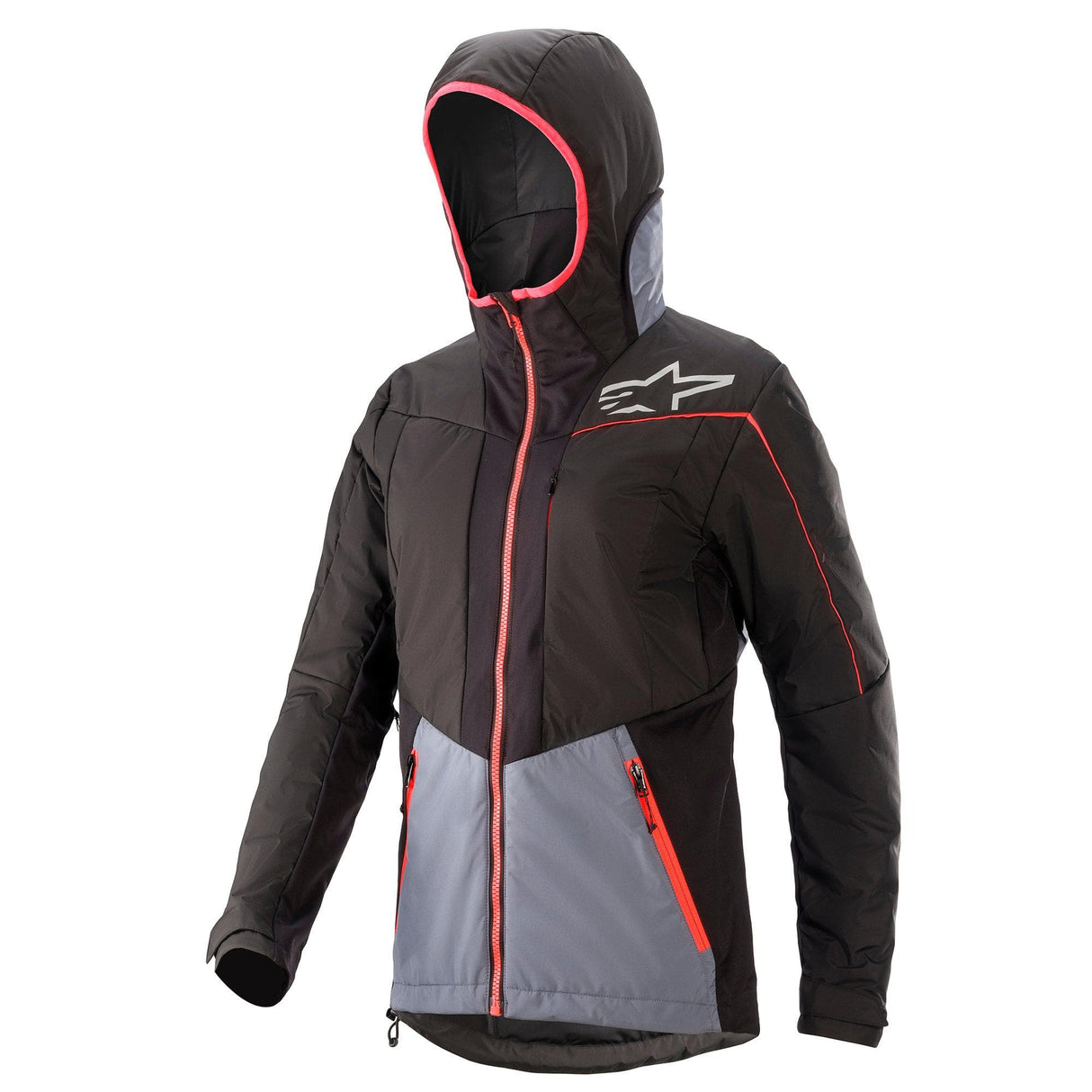 Alpinestars Stella Denali 2 Women'S Jacket 2021: Grisaille/Black/Coral Fluo L