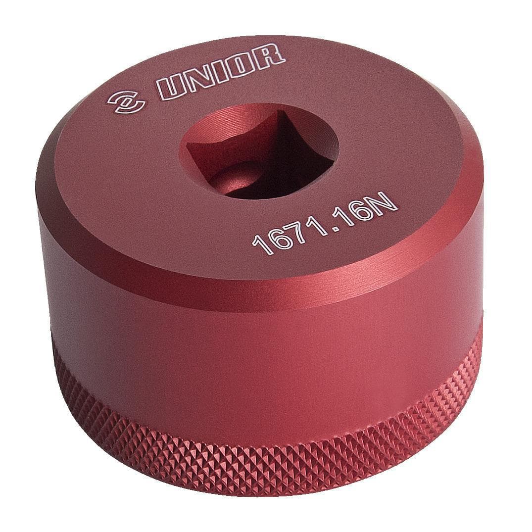 Unior Bottom Bracket Socket 16 Notch: Red