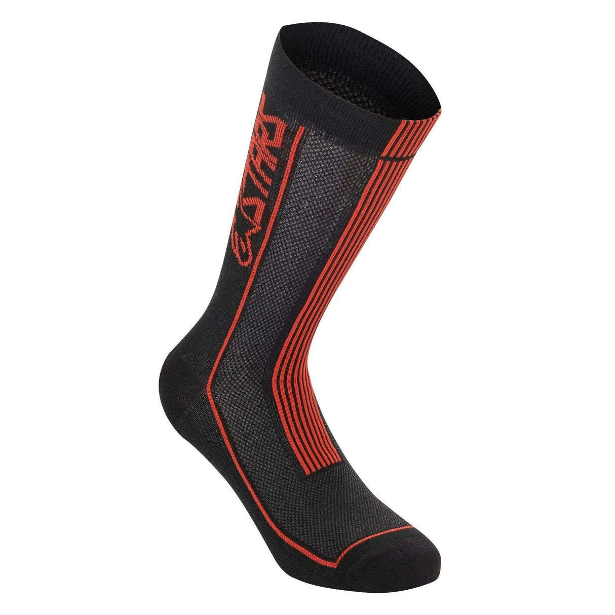 Alpinestars Summer Socks 22 2020: Black/Bright Red L