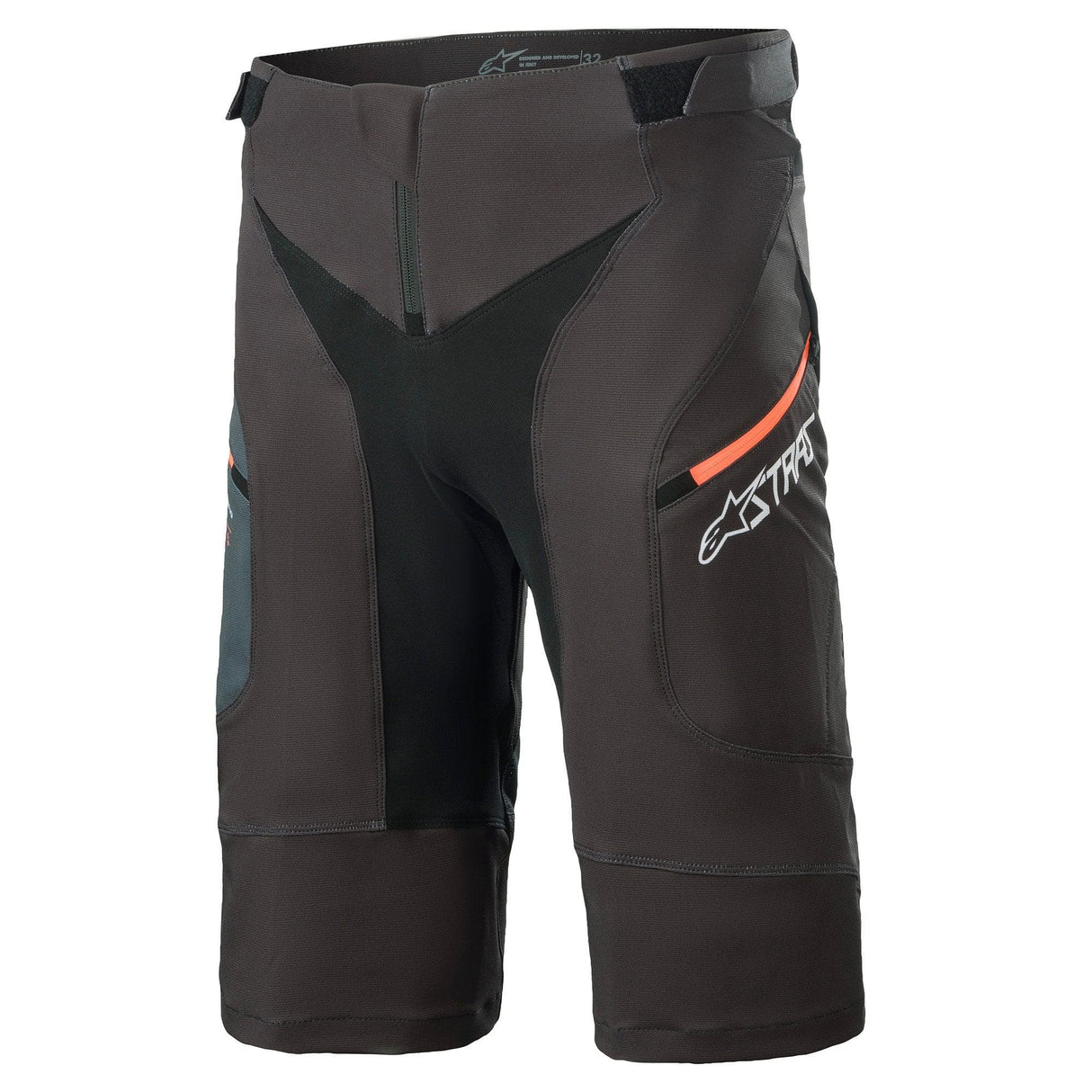 Alpinestars Drop 8.0 Shorts 2021: Black/Coral 32