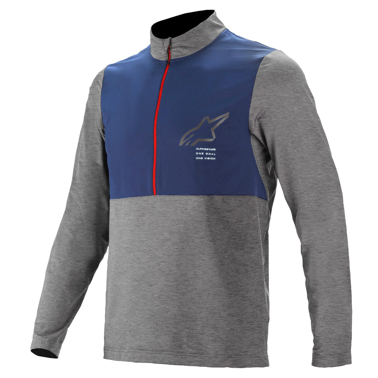 Alpinestars Nevada Long Sleeve Jersey 2020: Melange/Grey/Mid Blue L