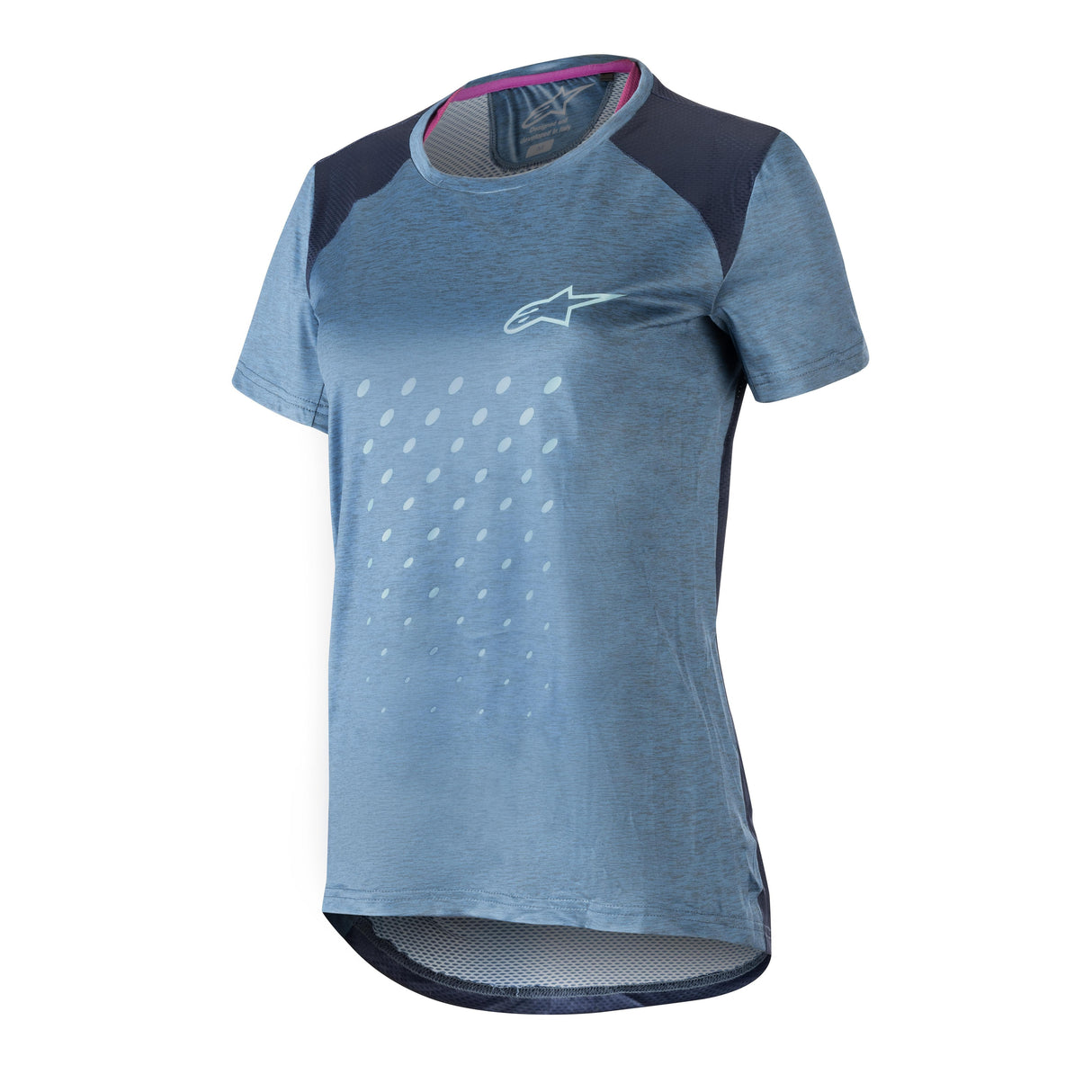 Alpinestars Stella Alps 6.0 Short Sleeve Jersey 2020: Mid Blue S