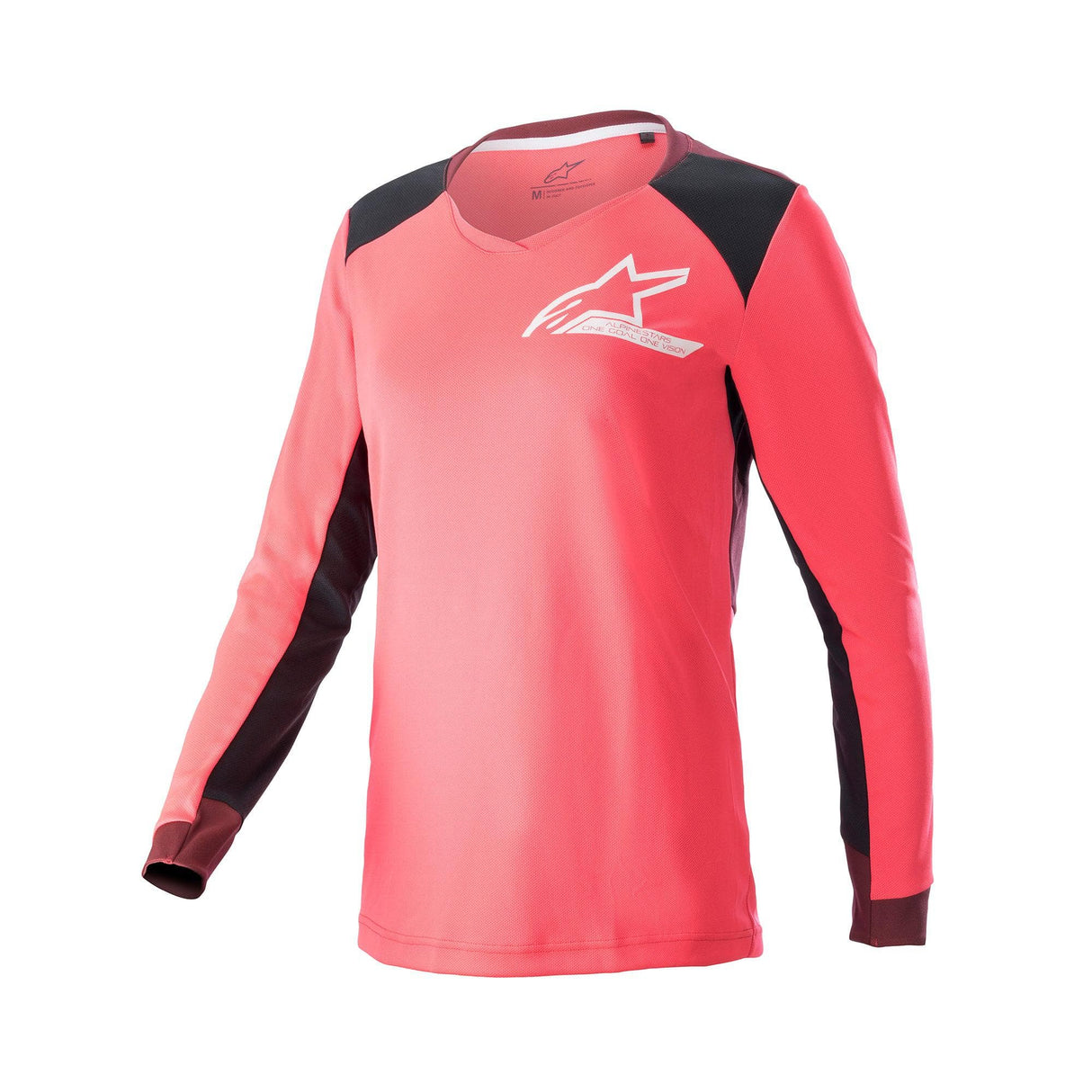 Alpinestars Stella Drop Long Sleeve Jersey 2022: Diva Pink Xl