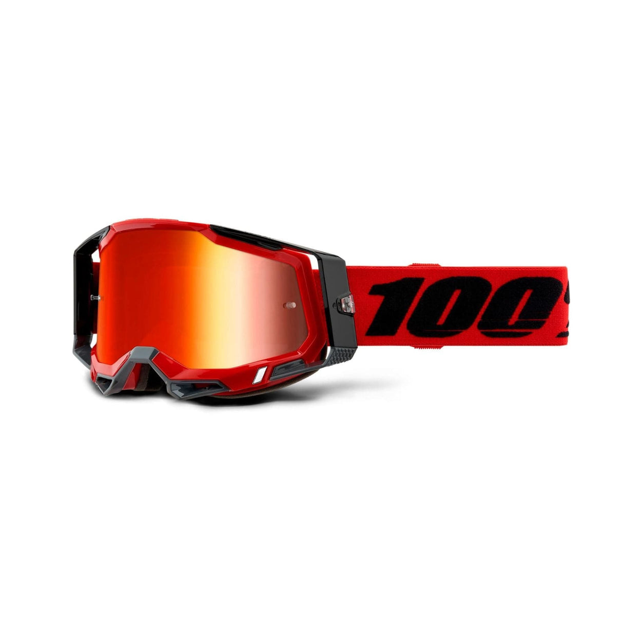 100% Racecraft 2 Goggle Red / Red Mirror Lens