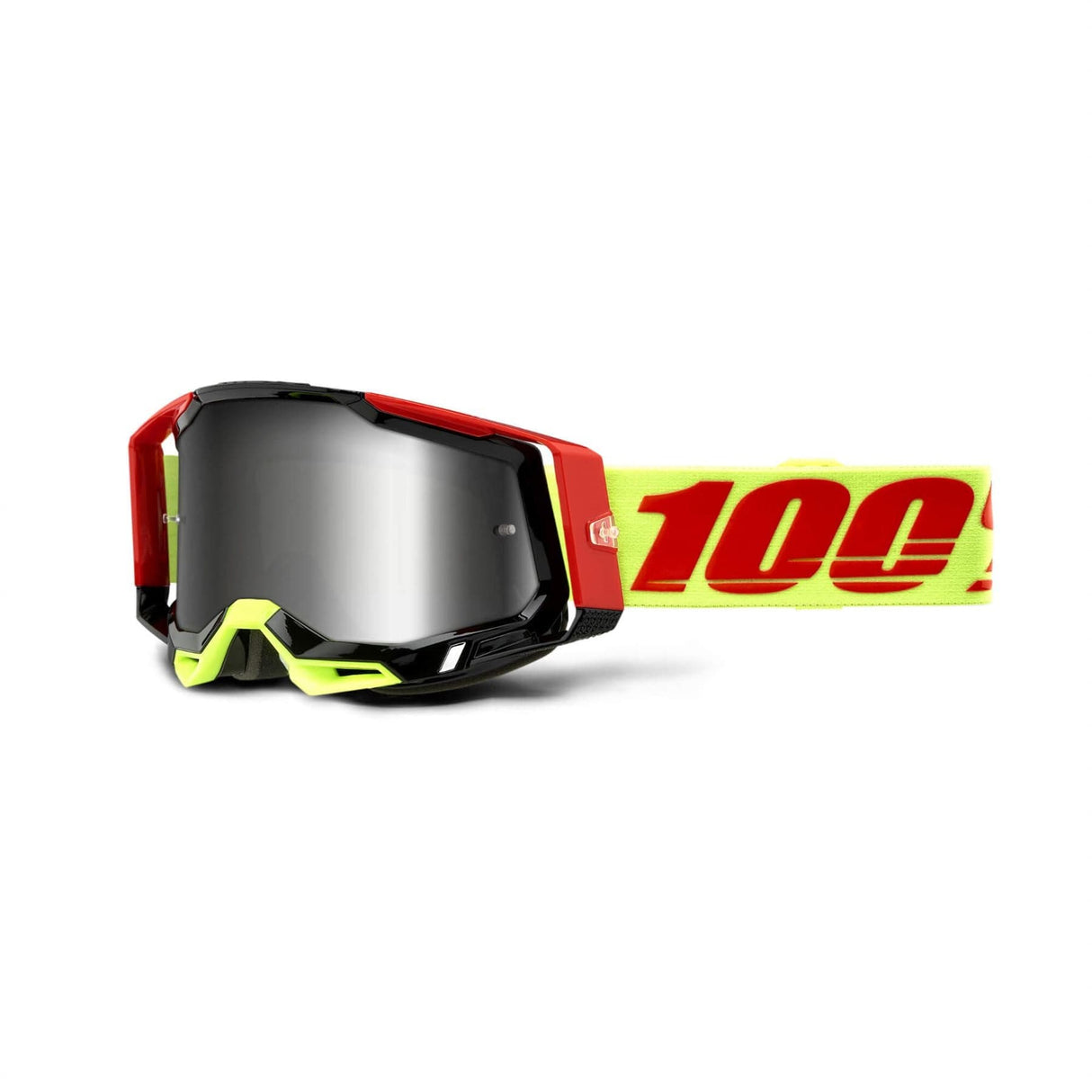 100% Racecraft 2 Goggle Wiz / Flash Silver Lens