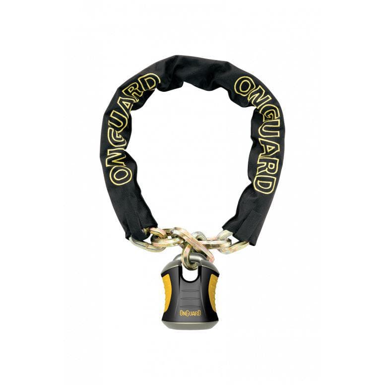 OnGuard Beast Chain Lock - Black/Yellow - 110cm