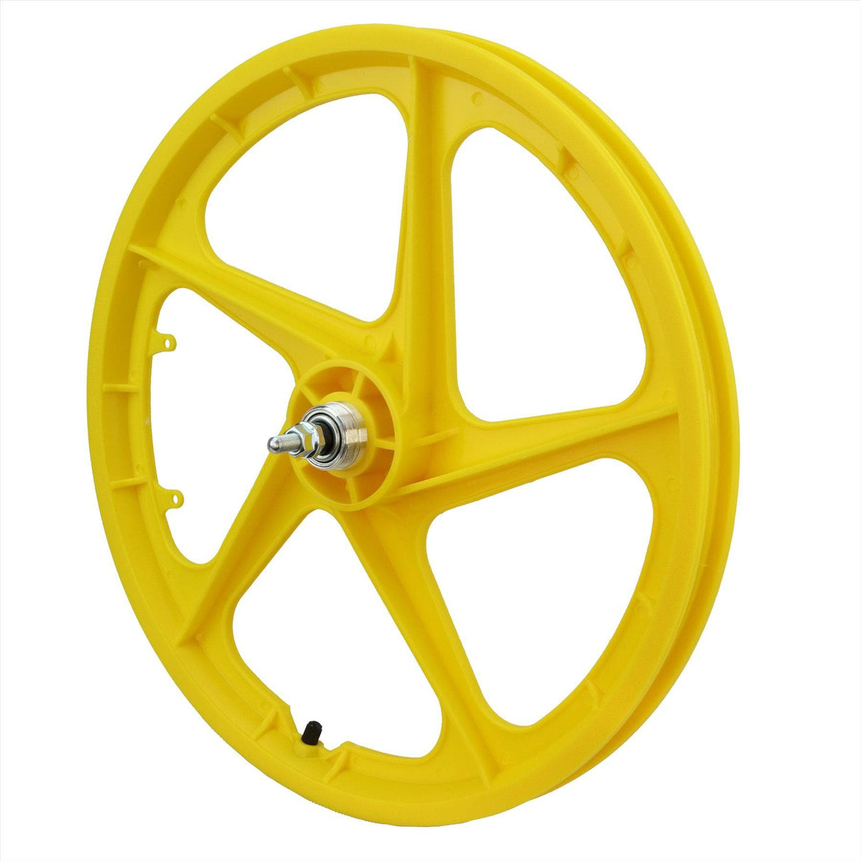 20" Rear Aero 5 "YELLOW" BMX 5 Spoke Mag Nylon wheel Aero 5 20B - MRRP £24.99