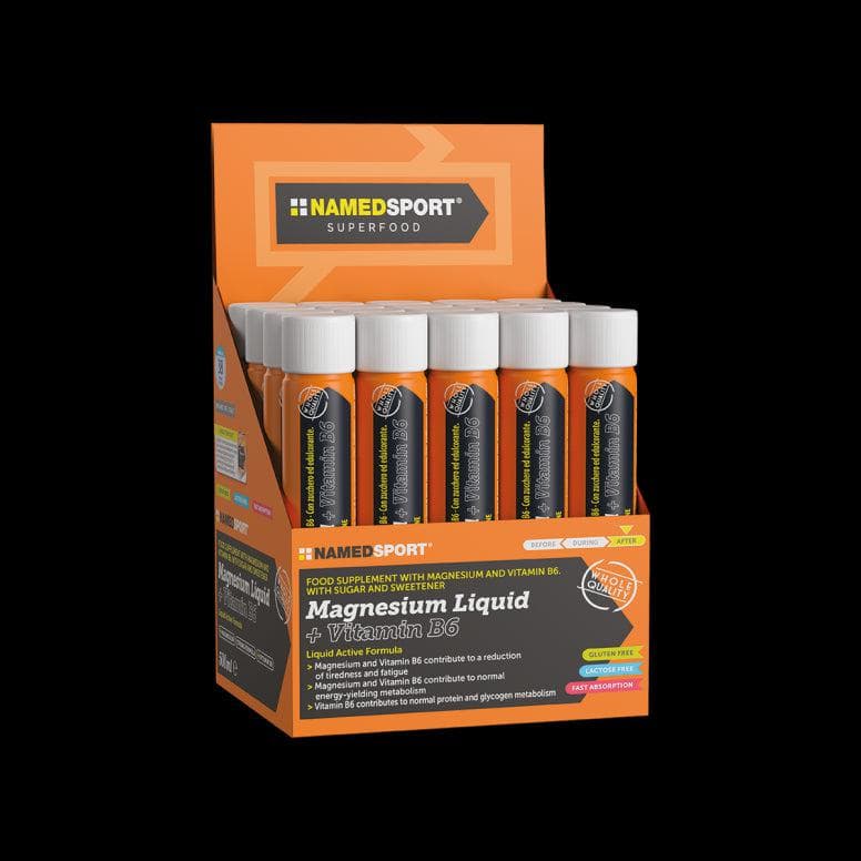 NAMEDSPORT Magnesium Liquid+ Vitamin B6 - 20 pack