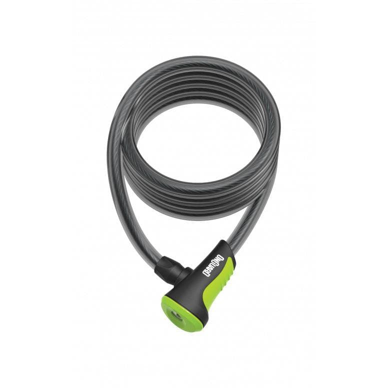 OnGuard Neon Coil Cable Locks - Green - 10mm