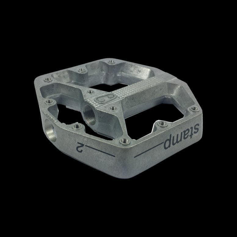 Crankbrothers Pedal Body Stamp 2 Silver Small Left