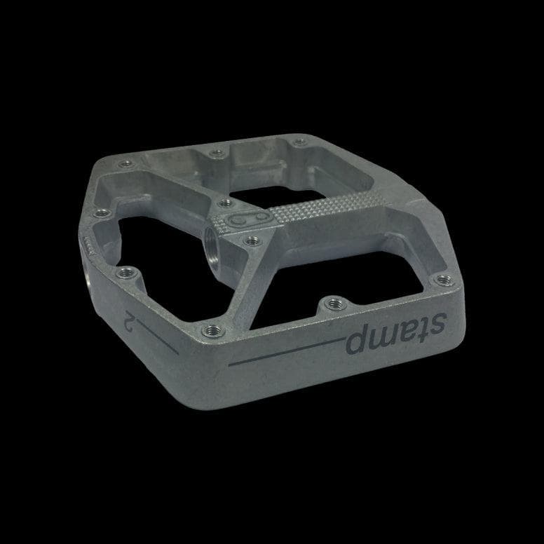 Crankbrothers Pedal Body Stamp 2 Silver Large Left