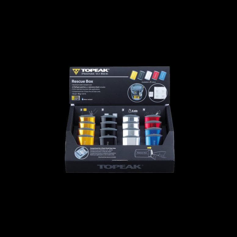 Topeak Rescue Box counter top display - Black