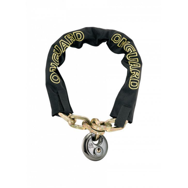 OnGuard Mastiff DB Chain Lock - Black/Yellow - 80cm