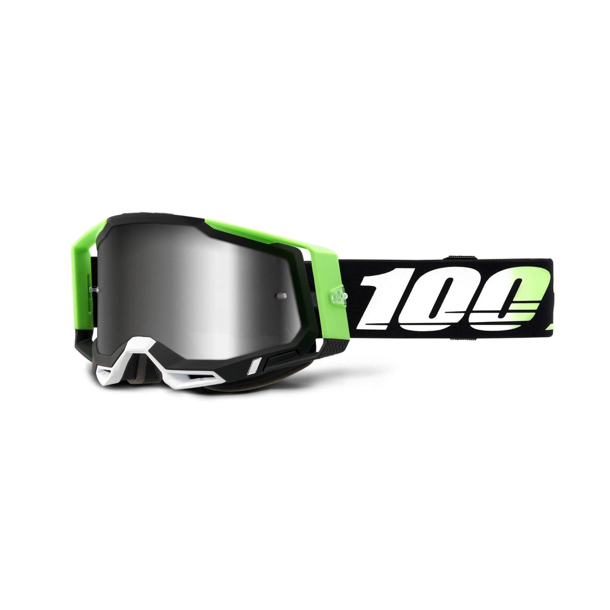 100% Racecraft 2 Goggle Kalkuta / Silver Mirror Lens