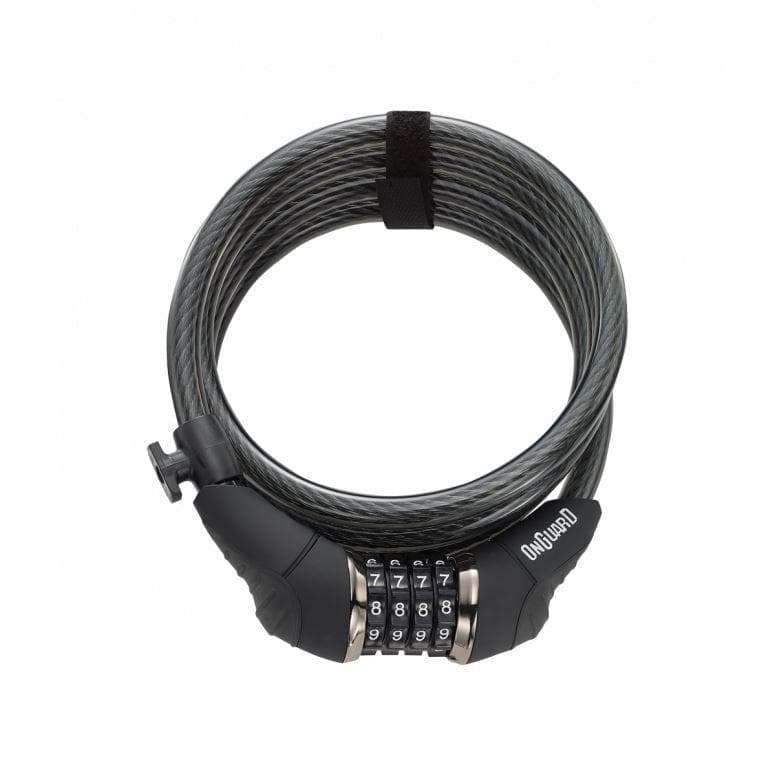 OnGuard Doberman Combo Cable Lock 12mm - Black - 185cm