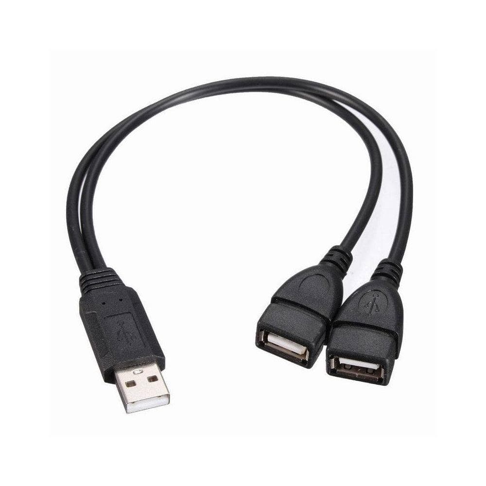 Oxford USB Male to 2 Female Y-Connector 10cm (3A)