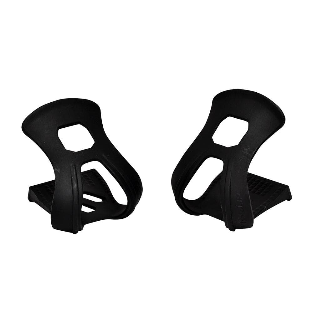 Oxford Resin Strapless Toe Clips Black (Pair)