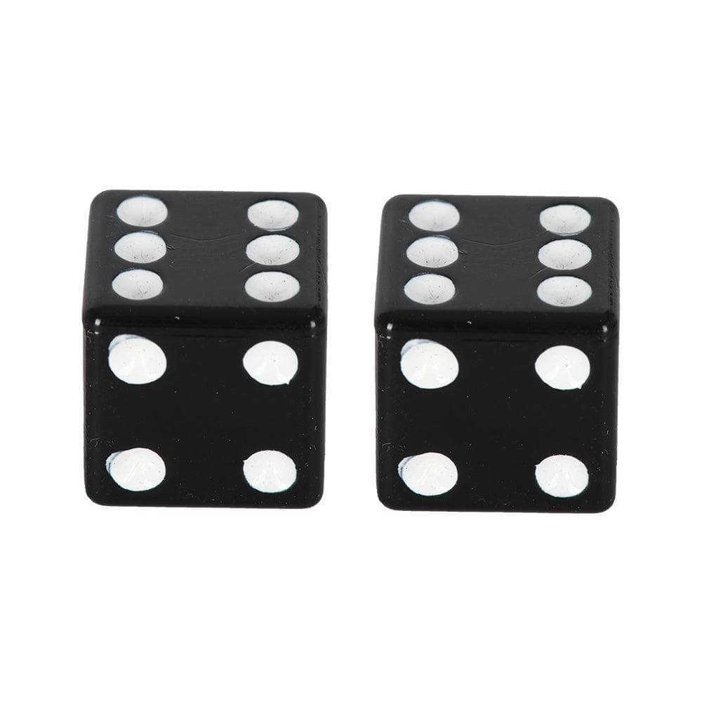 Oxford Lucky Dice Valve Caps Black