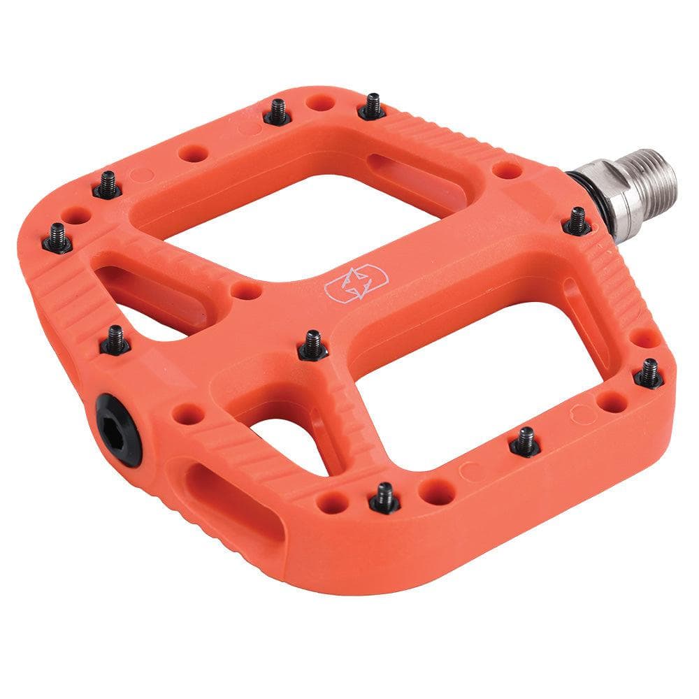 Oxford Loam 20 Nylon Flat Pedals Orange