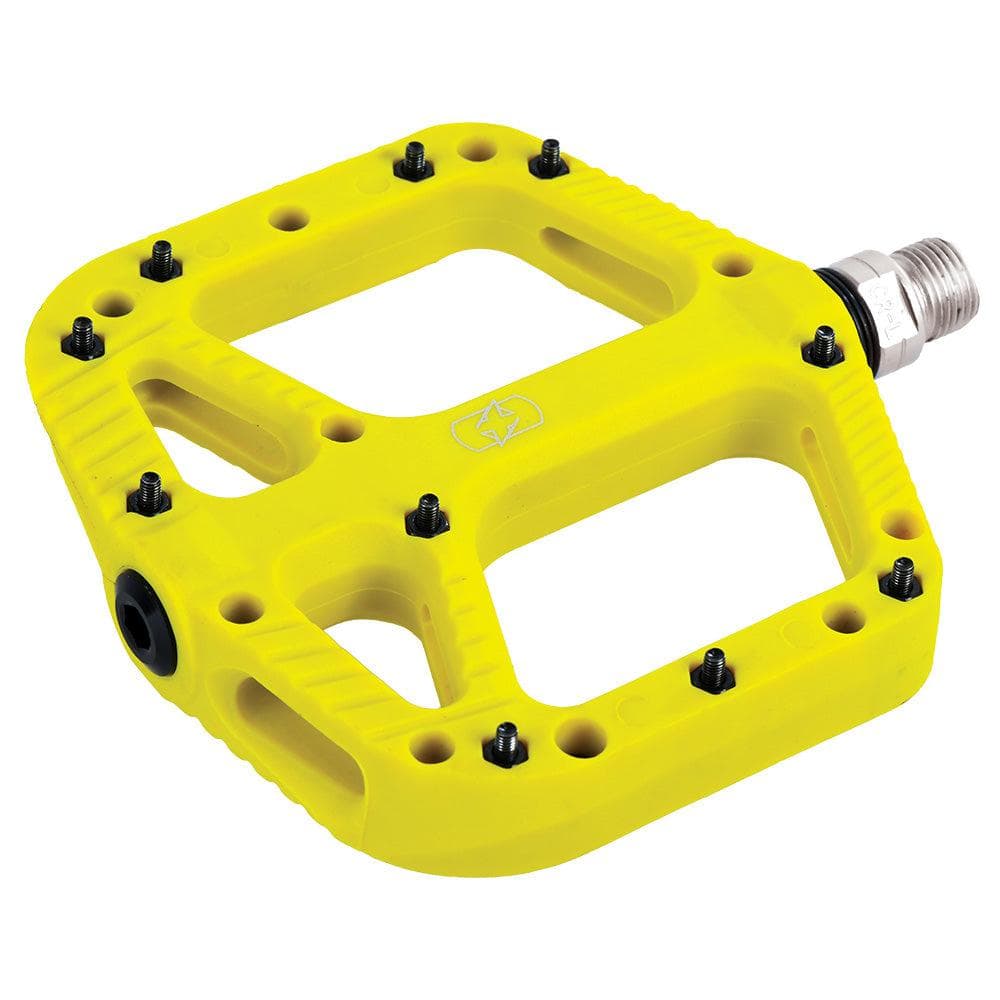 Oxford Loam 20 Nylon Flat Pedals Yellow