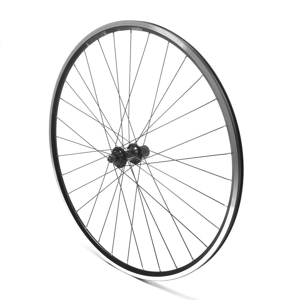 Rear Wheel 700c Road Cassette Black Double Wall QR