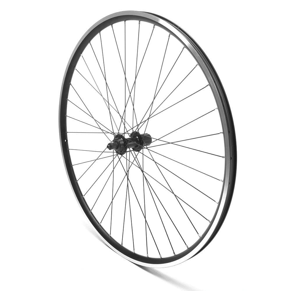 Rear Wheel 700c Hybrid Cassette Black D/Wall QR V-Brake