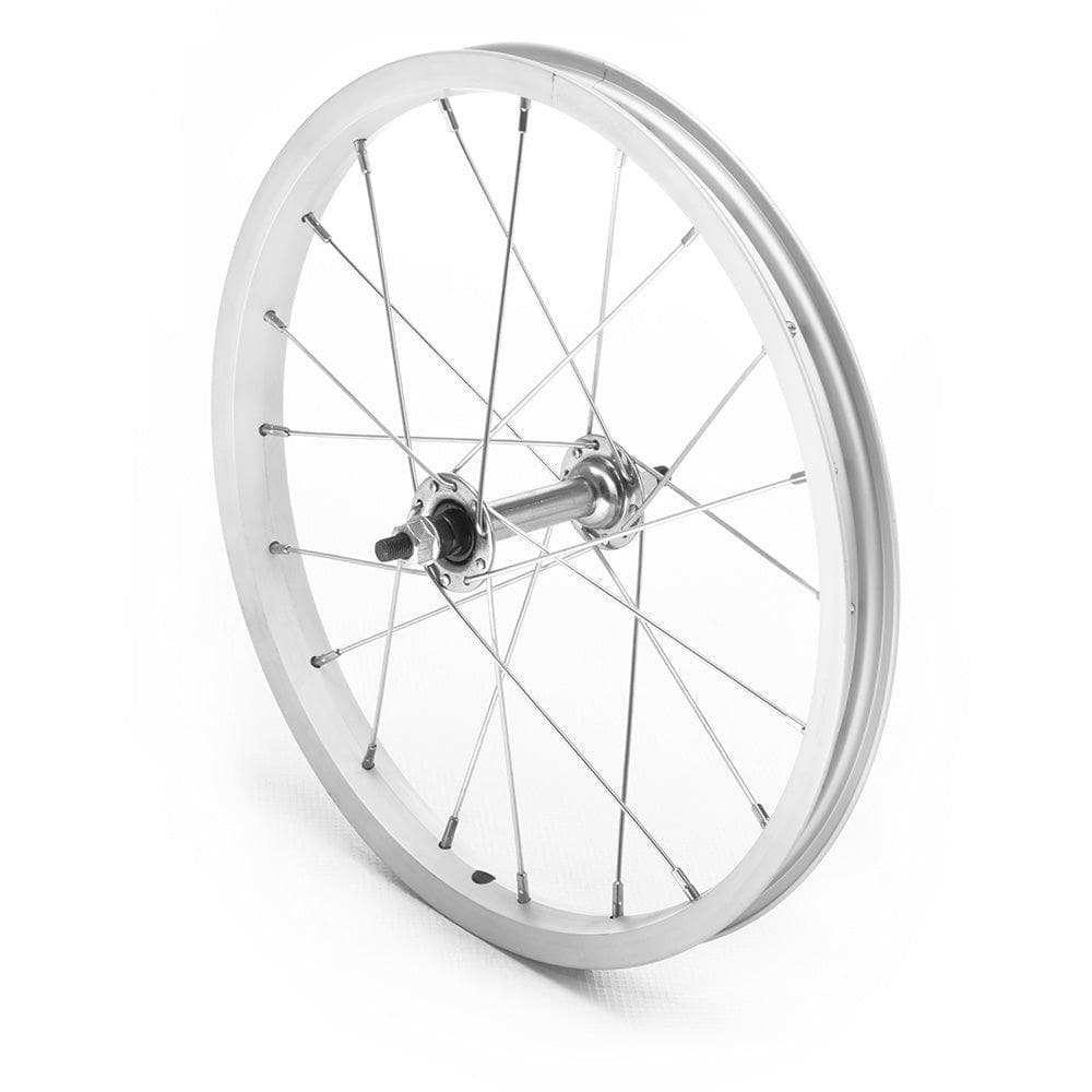 Front Wheel 16x1.75 Silver Single Wall Nutted