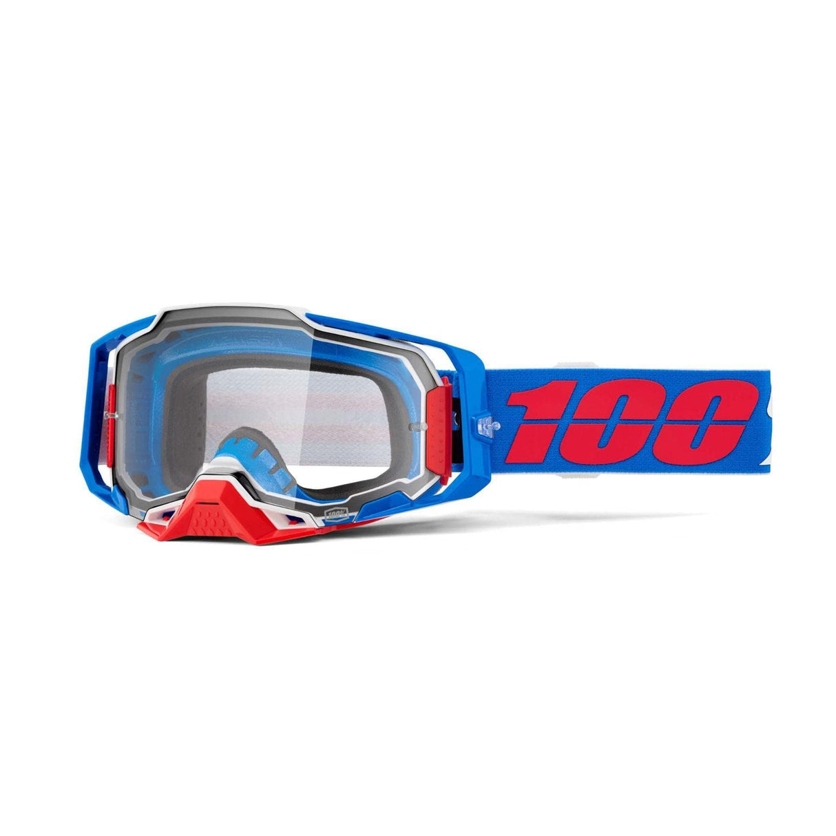 100% Armega Goggles Ironclad / Clear Lens