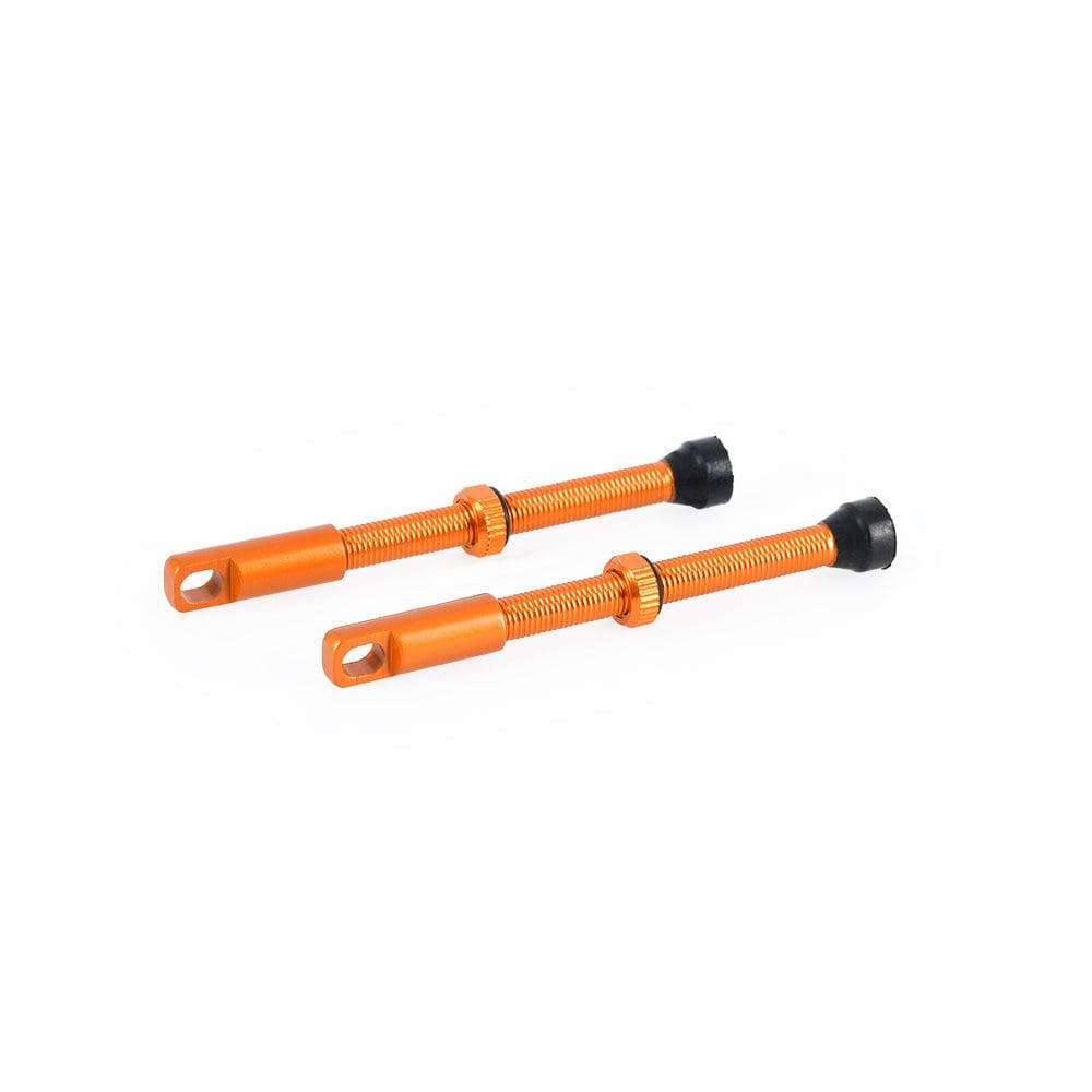 Oxford Tubeless Alloy Valve 60mm Orange