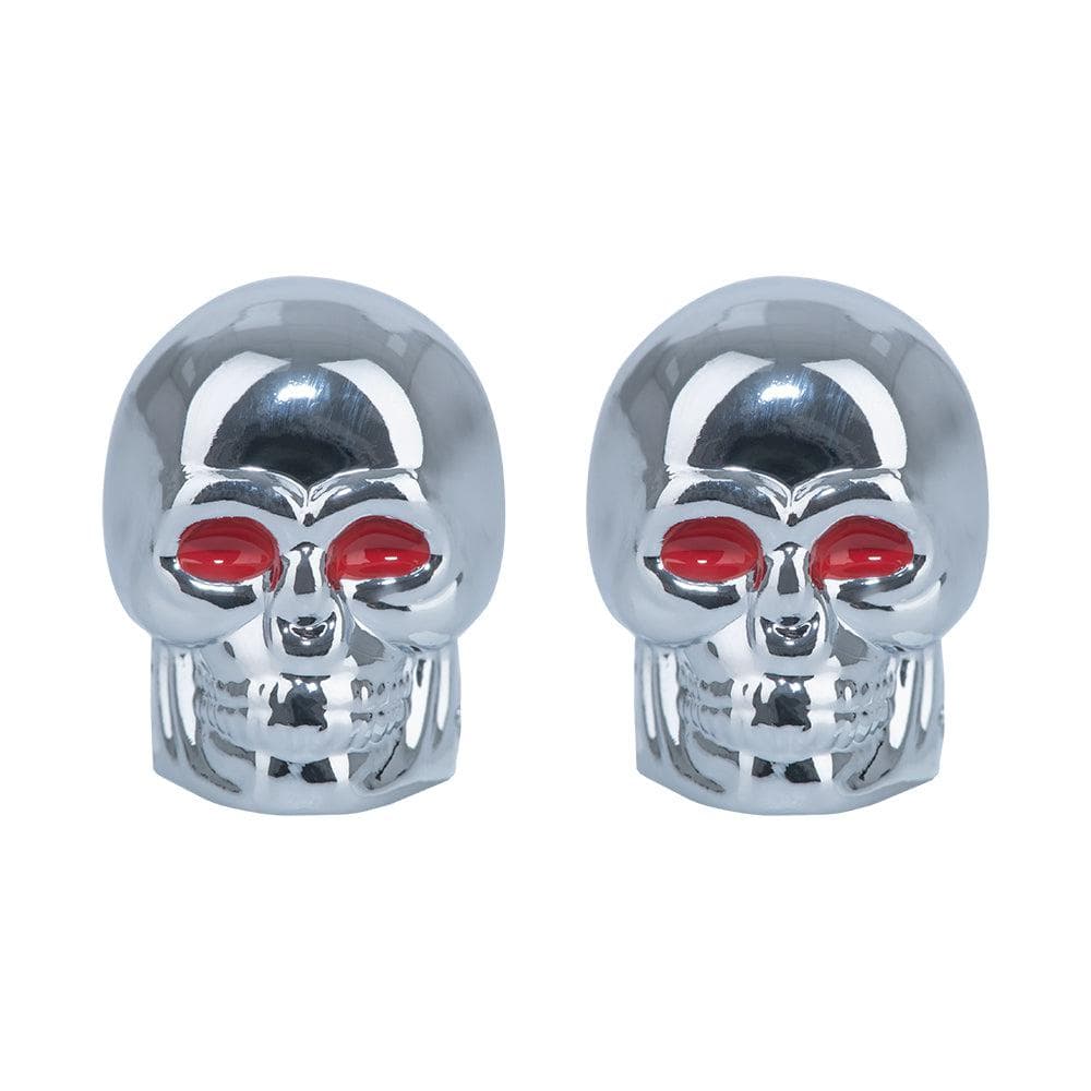 Oxford Skeleton Valve Caps Silver