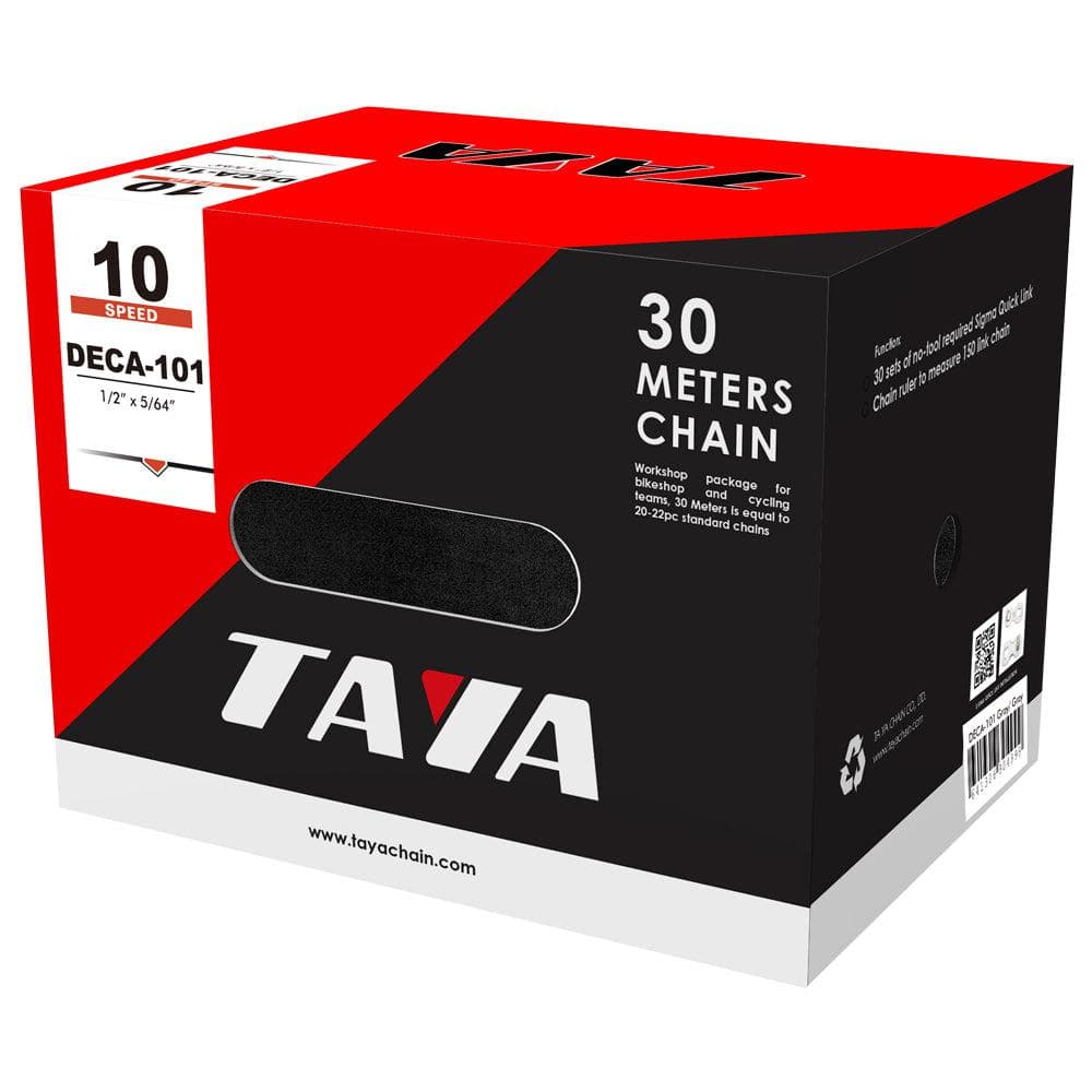 Taya Deca-101 10 Speed Chain Grey 30m Workshop Roll