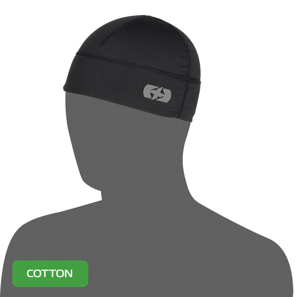 Oxford Skull Cap Cotton 2-Pack Black