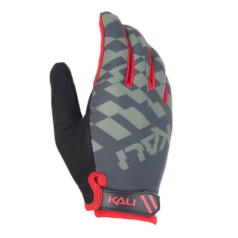 Kali Laguna Glove Glitch Moss/Red XS