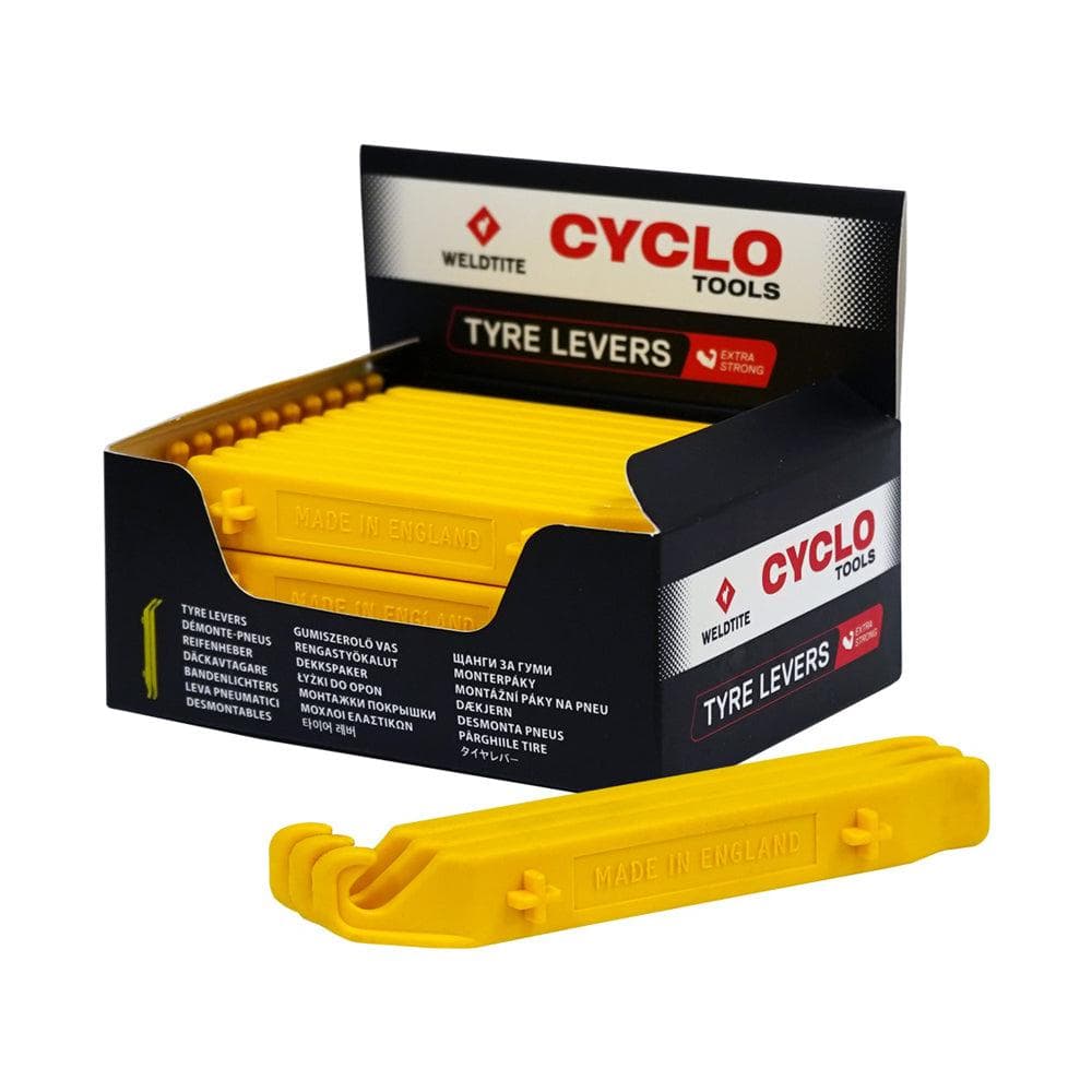 Glass Nylon Tyre Levers Yellow 30PK