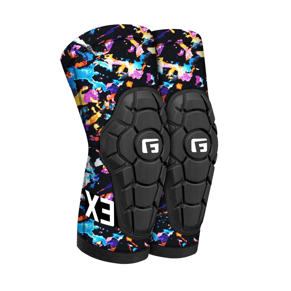 G-Form Youth Pro-X3 Knee Guard Fun Drip S/M