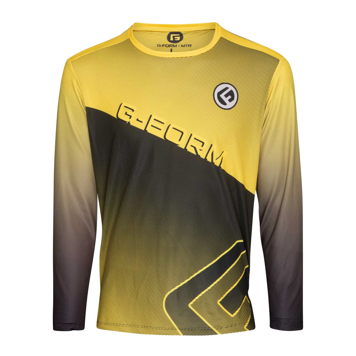 G-Form Men's LS Podium Jersey Yellow/Black XL