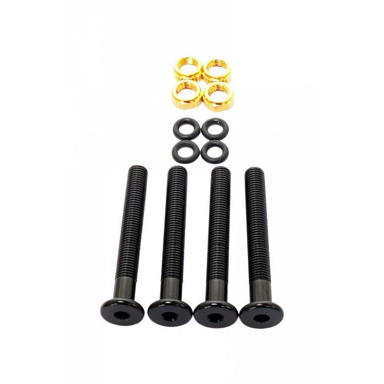 Orange Seal Valve Stems - Black - 48mm