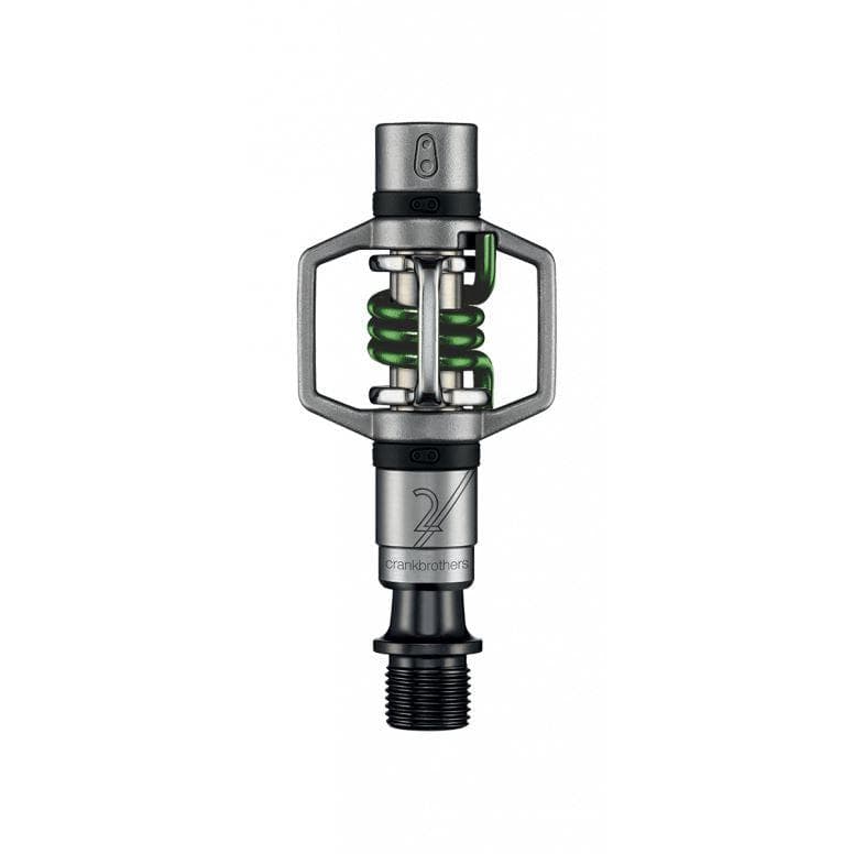 Crankbrothers Eggbeater 2 - Silver/Green