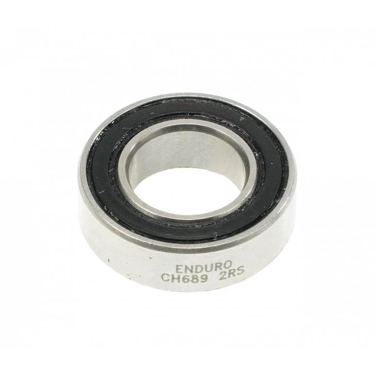 Enduro Bearings 689 2RS - Stainless Steel - Silver/Black - 5mm