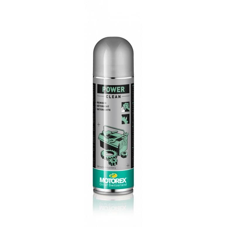 Motorex Power Clean Spray (for Disc Brakes) - Silver/Green