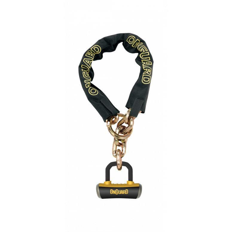 OnGuard Mastiff LP Chain Lock - Black/Yellow - 130cm