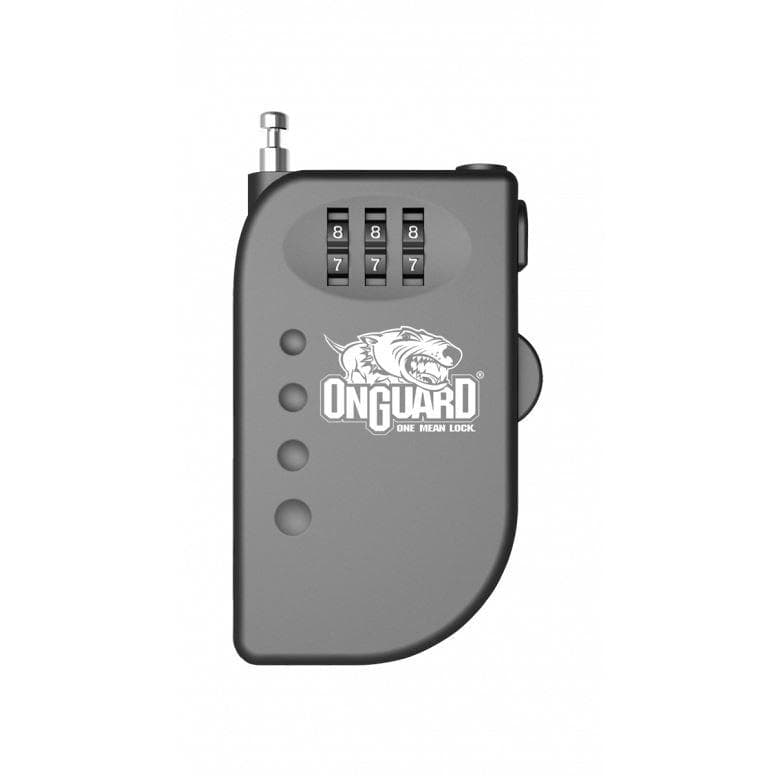 OnGuard Terrier Roller Combo Cable locks - Black/Silver - 90cm