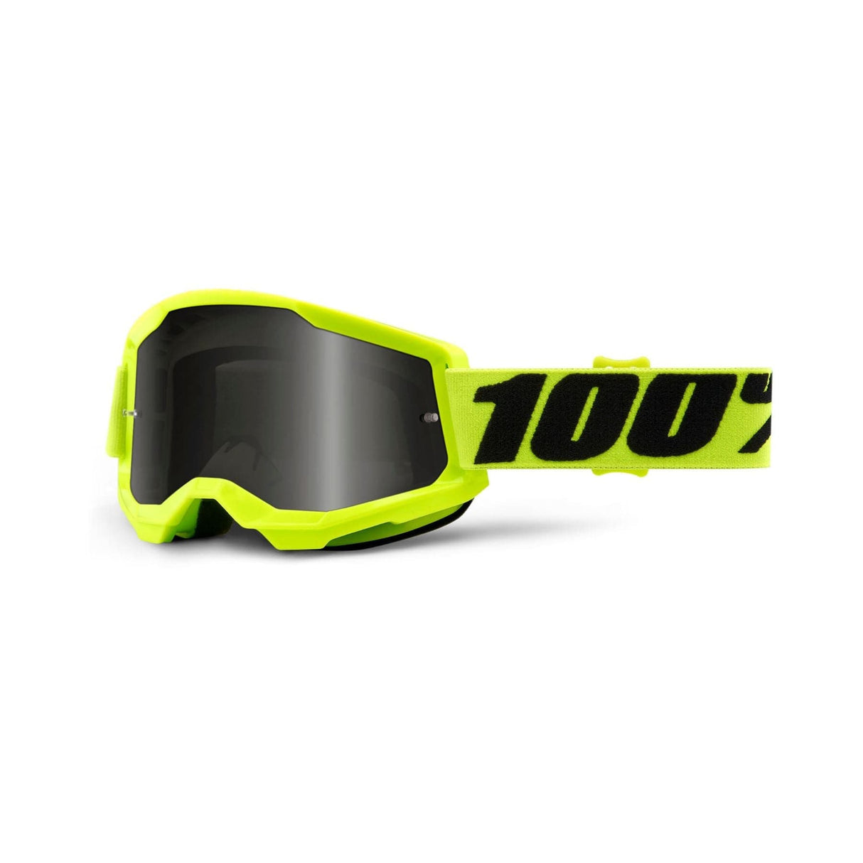 100% Strata 2 Sand Goggle Yellow / Smoke Lens