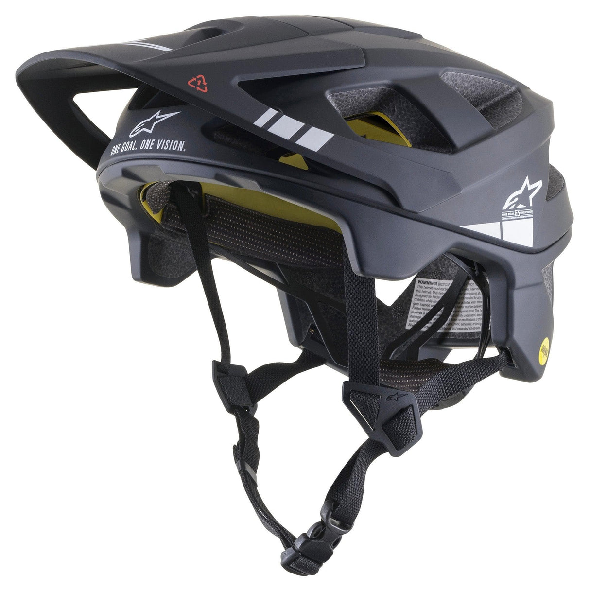 Alpinestars Vector Tech A1 Helmet 2021: Matte Black/Light Grey L