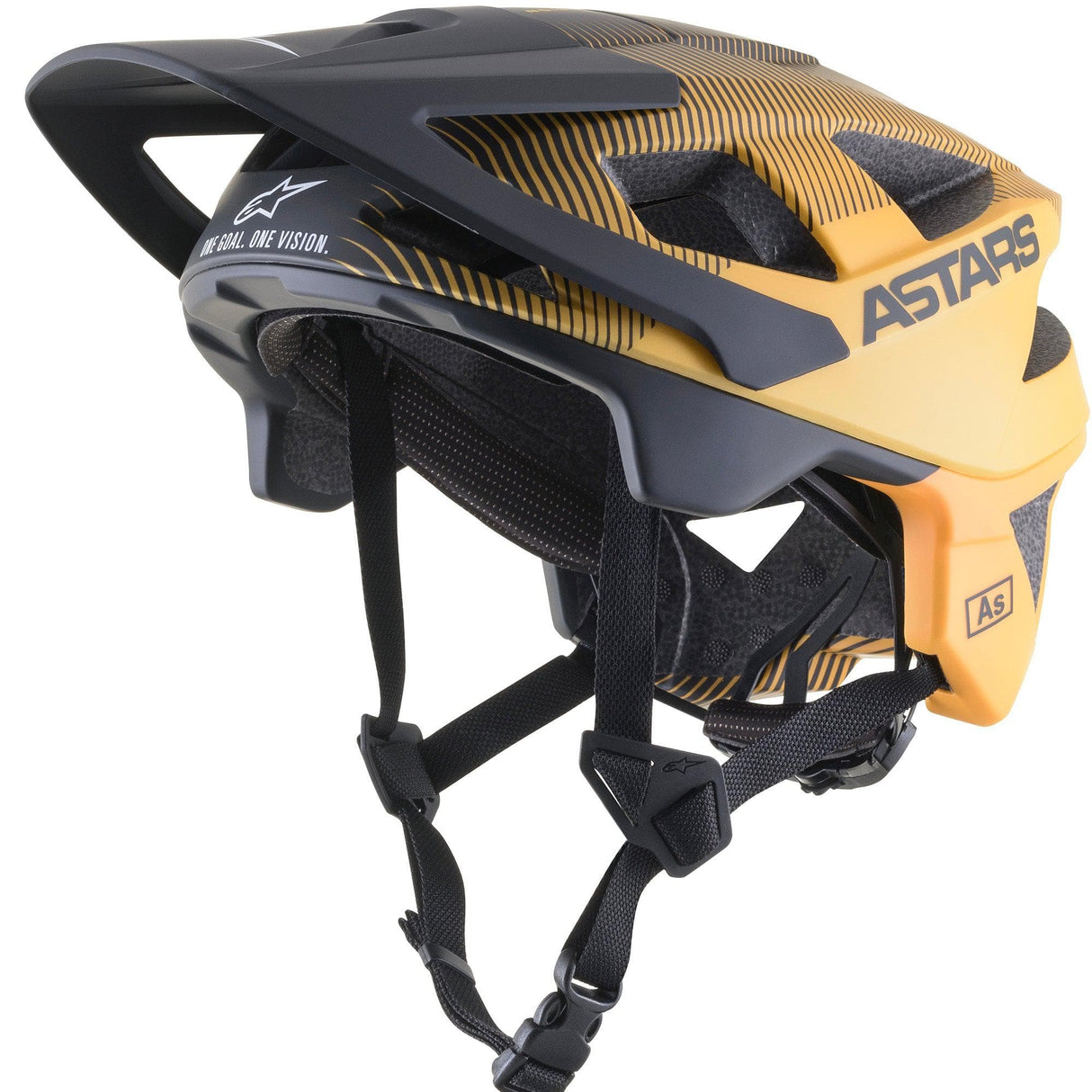 Alpinestars Vector Pro A2 Helmet 2021: Matte Ebony/Tangerine M