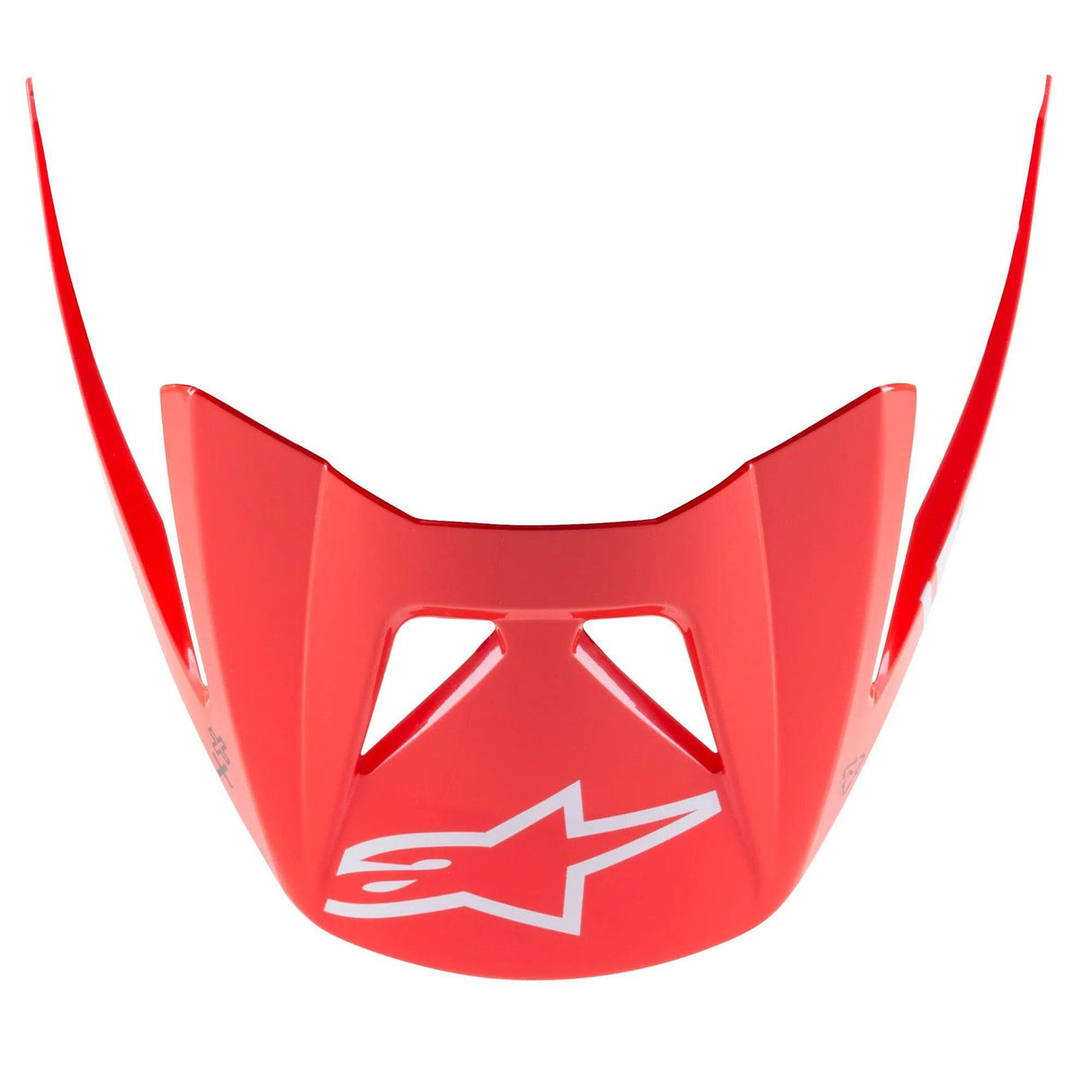 Alpinestars Vector Tech A2 Helmet Visor 2023: Bright Red Light Grey Glossy M